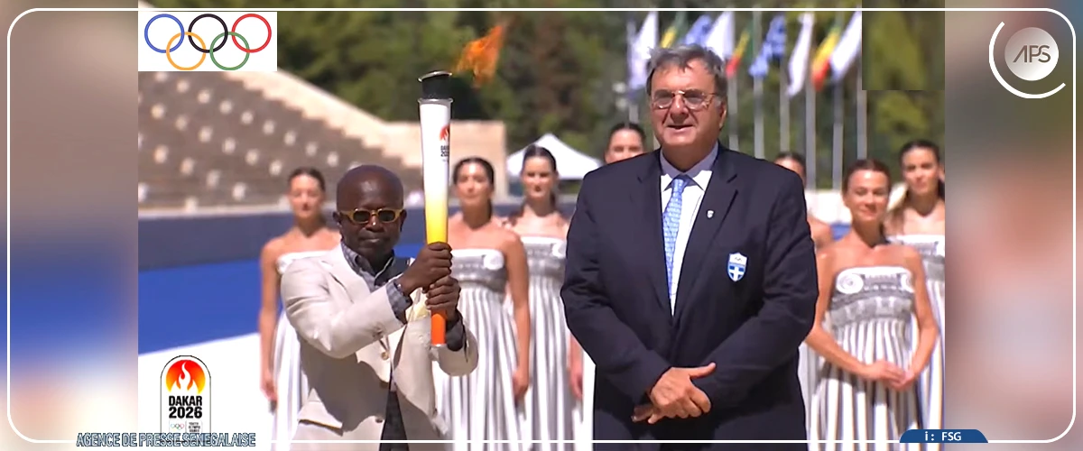 La flamme olympique officiellement transmise au Sénégal