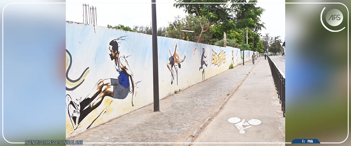 ‎JOJ Dakar 2026 : quand les murs de la capitale racontent la mémoire et la culture sénégalaises