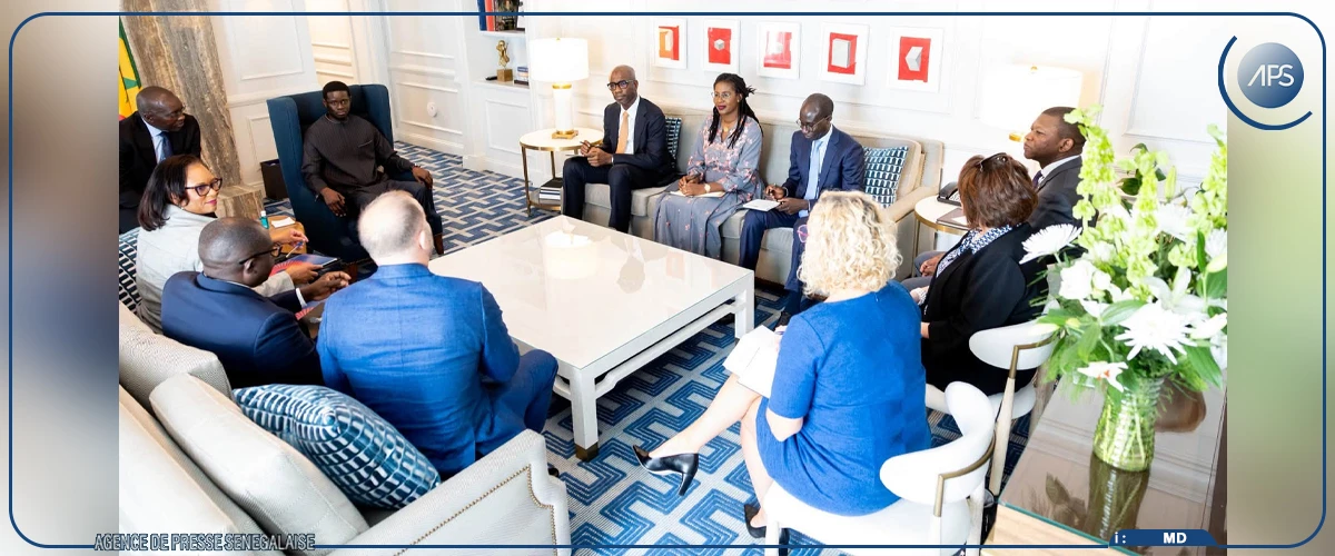A Washington, Bassirou Diomaye Faye vante les atouts du Sénégal auprès d’investisseurs américains