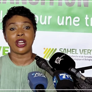 Une militante met en avant le rôle des femmes dans la transition écologique