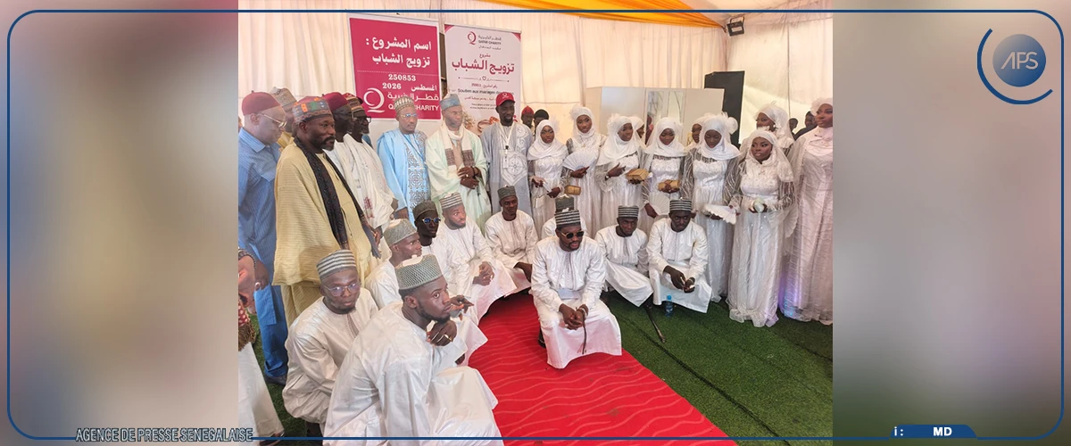 Kaffrine : Qatar Charity soutient dix jeunes couples de Ngodiba