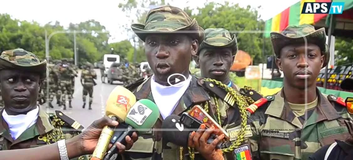 Mission CEDEAO : le drapeau remis au 10e contingent sénégalais déployé en Gambie