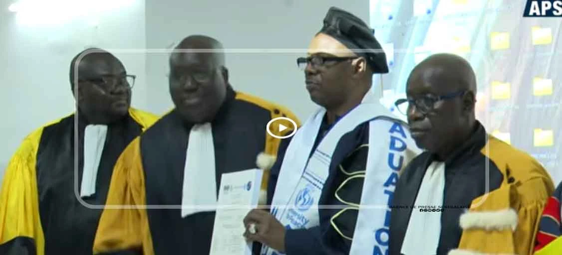 Thèse de doctorat : Abdoul Wahabou Sall distingué par une mention très honorable