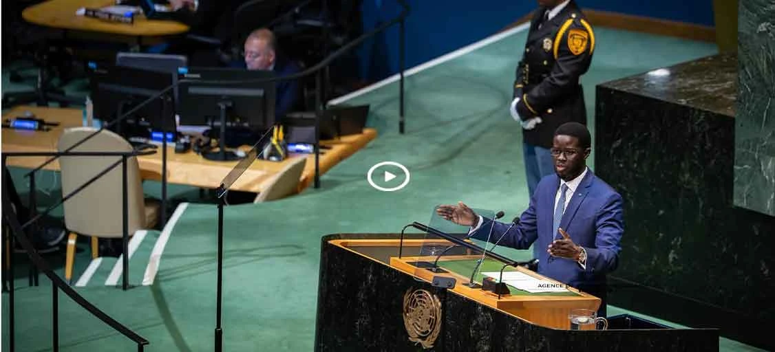 ONU : le président Bassirou Diomaye Faye à la tribune de l’Assemblée générale