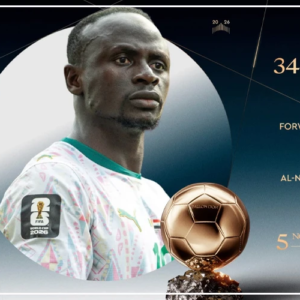Sadio Mané parmi les 30 prétendants au Ballon d'or France Football 2026