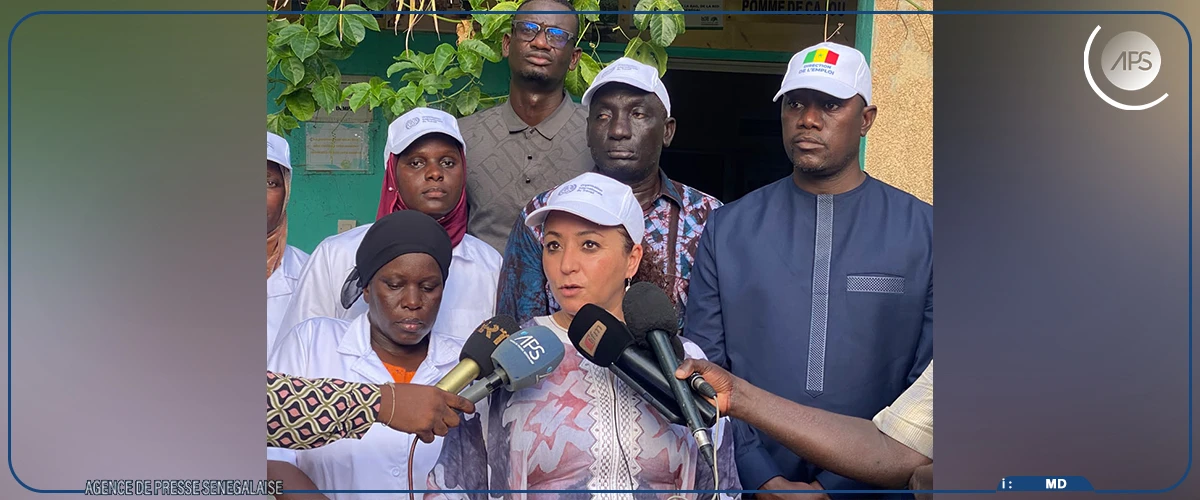 Ziguinchor : visite de la directrice du bureau Pays de l’OIT à une coopérative de femmes transformatrices