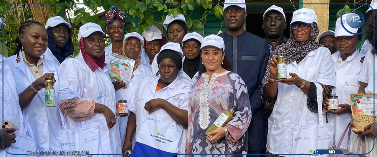 Ziguinchor : visite de la directrice du bureau Pays de l’OIT à une coopérative de femmes transformatrices