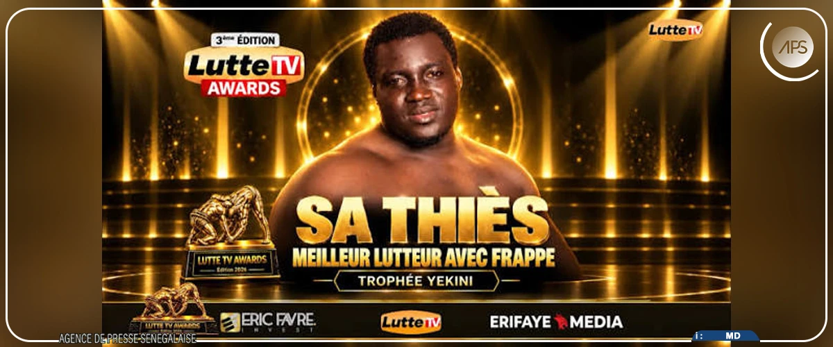 Lutte TV Awards : Sa Thiès sacré meilleur lutteur avec frappe de la saison 2026