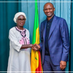 La ministre des Sports Djiréye Clotilde Coly reçoit le nouveau sélectionneur Patrick Vieira
