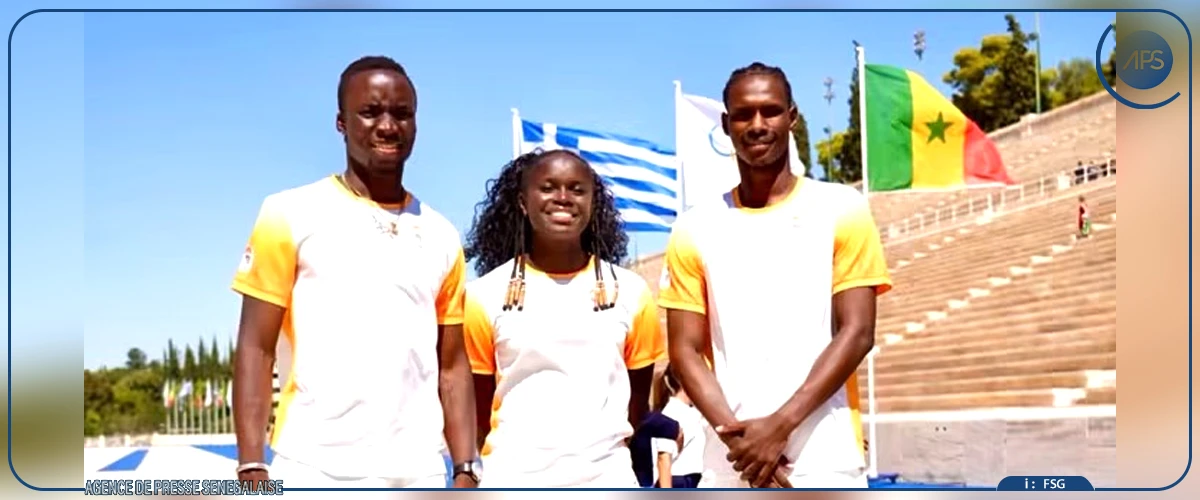JOJ 2026 : Brancou Badio, Oumy Diop et Louis François Mendy, premiers relayeurs sénégalais de la flamme olympique