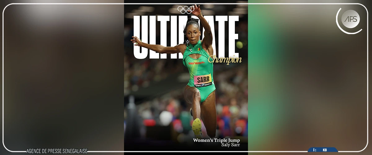 Saly Sarr remporte le concours du triple saut du ‎World Athletics Ultimate Championship