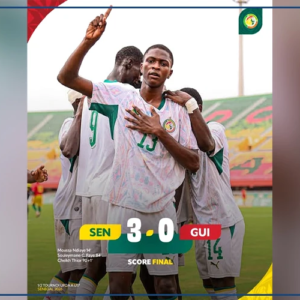 ‎UFOA-A : le Sénégal bat la Guinée (3-0), se hisse en finale et accède à la CAN  ‎