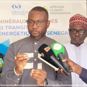 Transition climatique: Idrissa Samb préconise ''une pleine participation'' des femmes