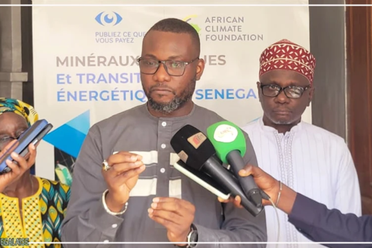 Transition climatique: Idrissa Samb préconise ''une pleine participation'' des femmes