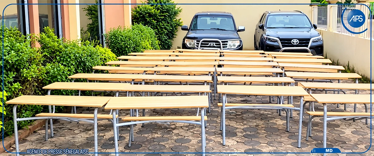 Tivaouane : plus de 300 tables-bancs du conseil départemental aux établissements scolaires