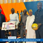 Saint-Louis : inauguration d'un terrain de basket rénové à l'UGB