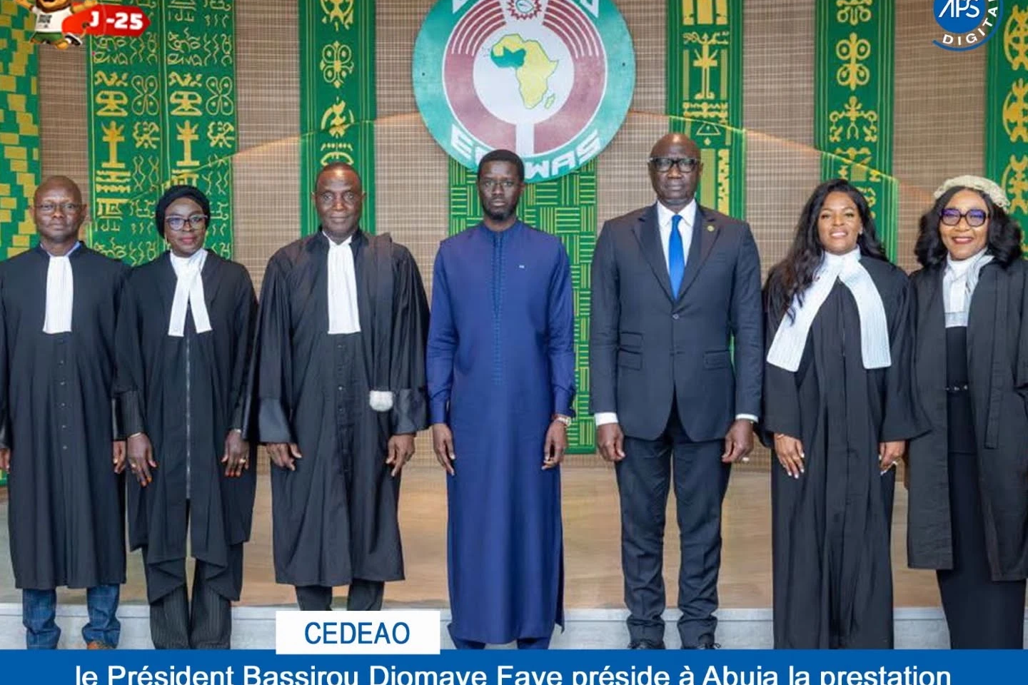 CEDEAO : le Président Bassirou Diomaye Faye préside à Abuja la prestation de serment des nouveaux juges