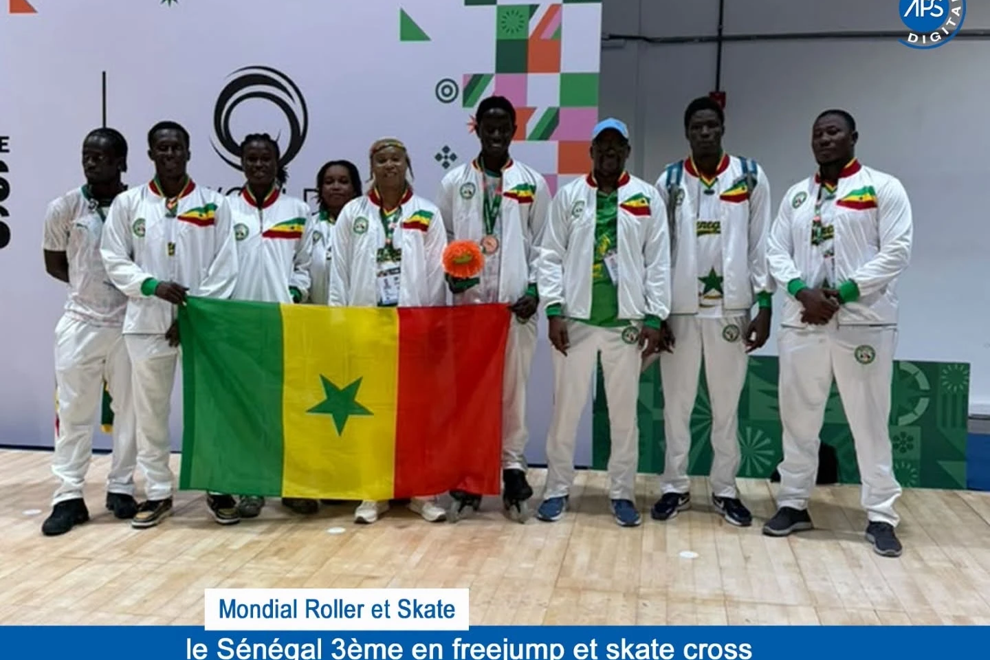 Mondial Roller et Skate : le Sénégal 3ème en freejump et skate cross