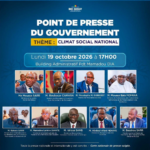 Climat social : huit ministres face à la presse, lundi