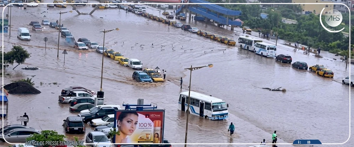 Fortes pluies à Dakar : la mobilité fortement entravée
