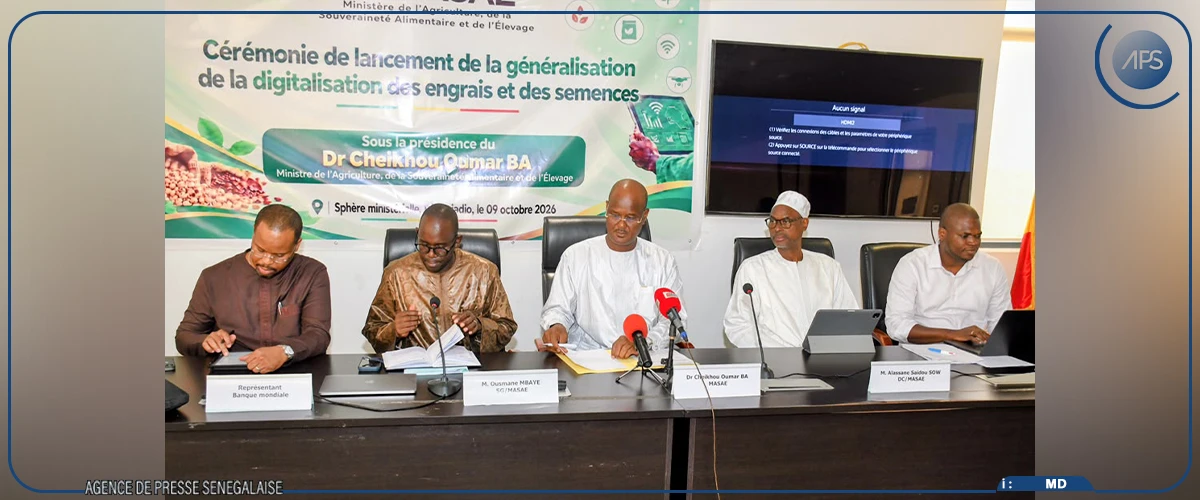 Agriculture : lancement d'une plateforme de digitalisation du processus de distribution des intrants agricoles
