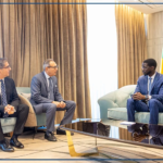 À El-Alamein, Bassirou Diomaye Faye s’entretient avec les dirigeants de la Banque nationale d’Égypte et du groupe Infinity