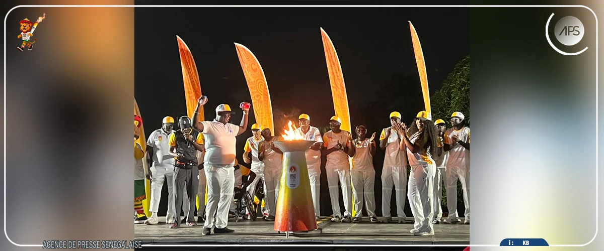 La flamme olympique à Mbour, le préfet évoque un point de départ et l'espoir d'une "trace durable"