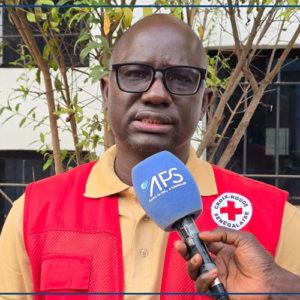 Les membres de l'équipe d'intervention de la Croix-Rouge sénégalaise outillés en cartographie et en conduite de drones