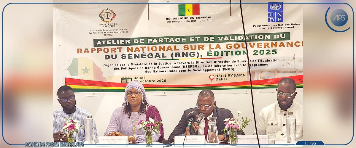 Le Rapport national sur la gouvernance 2025 appelé à orienter les réformes et l’action publique
