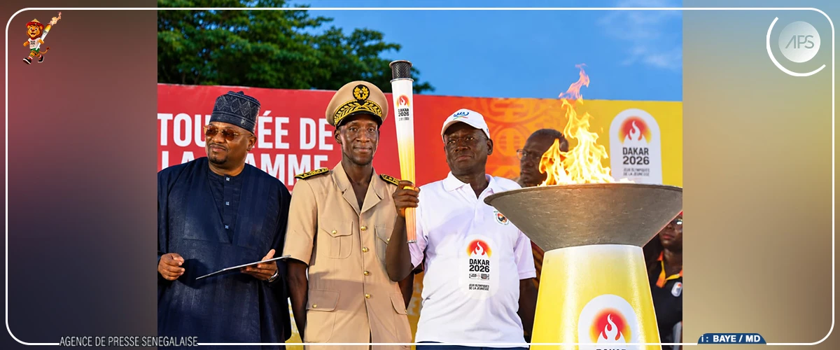 JOJ DAKAR 2026 : Kaolack accueille la flamme olympique, ''un symbole d’espoir et de fraternité pour la jeunesse''
