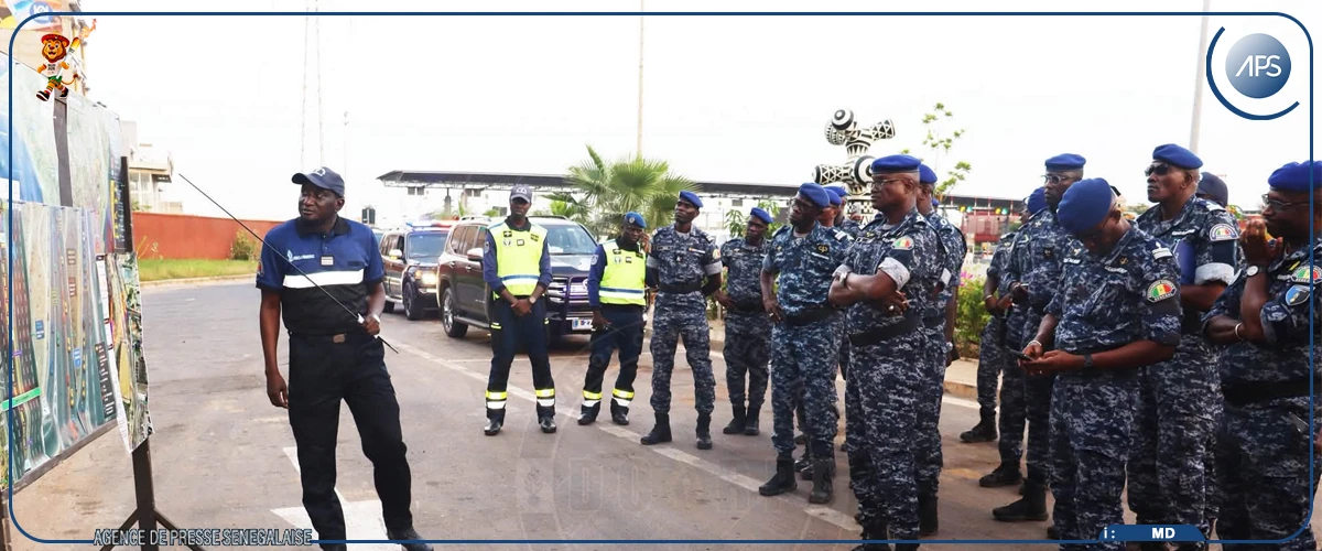 Dakar 2026 : le Haut-commandant évalue le dispositif sécuritaire de la Gendarmerie nationale