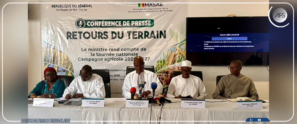 Cheikhou Oumar Ba dresse un bilan "relativement satisfaisant" de la campagne agricole 2026-2027