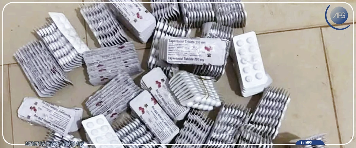 Koungheul : saisie de 3 000 comprimés de Tapentadol d’une valeur de 15 millions de FCFA