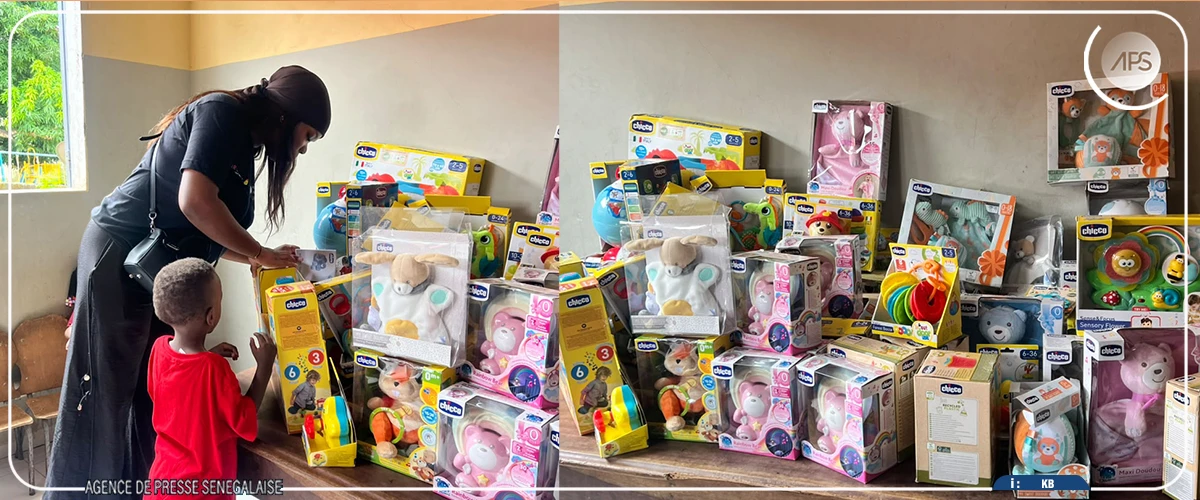 Oussouye : des fournitures scolaires et du matériel pour enfants à une pouponnière et un orphelinat