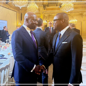 Le président de Business Africa, Baïdy Agne, discute de questions économiques ‘’majeures’’ avec les présidents béninois et français