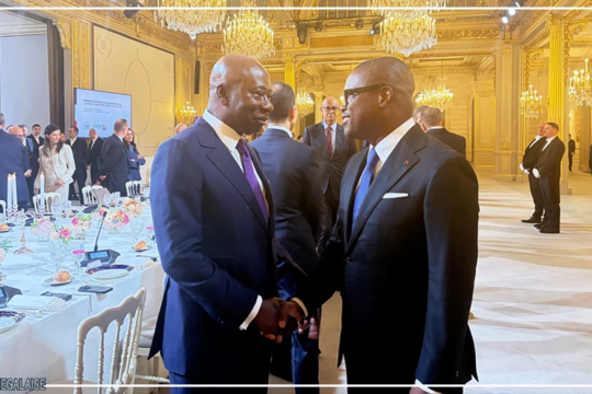 Le président de Business Africa, Baïdy Agne, discute de questions économiques ‘’majeures’’ avec les présidents béninois et français