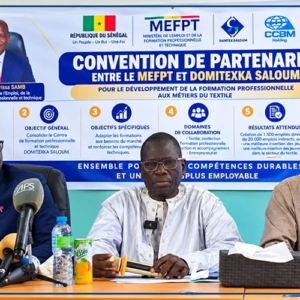 Kaolack : l'État s'allie avec DOMITEXKA-SALOUM pour former les jeunes aux métiers du textile