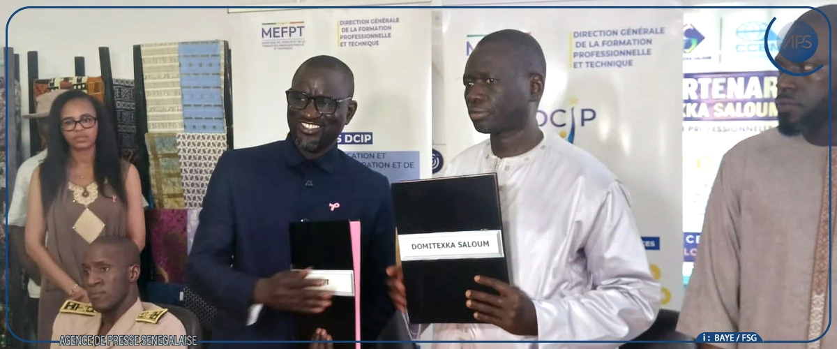 Kaolack : l'État s'allie avec DOMITEXKA-SALOUM pour former les jeunes aux métiers du textile