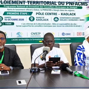 Décentralisation : une association spécialisée déploie son programme de formation des élus territoriaux à Kaolack