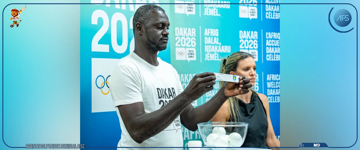 JOJ Dakar 2026: le Sénégal logé dans la poule F en beach- volley