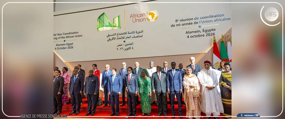 A El-Alamein, Bassirou Diomaye Faye a participé à la réunion de coordination de l'UA