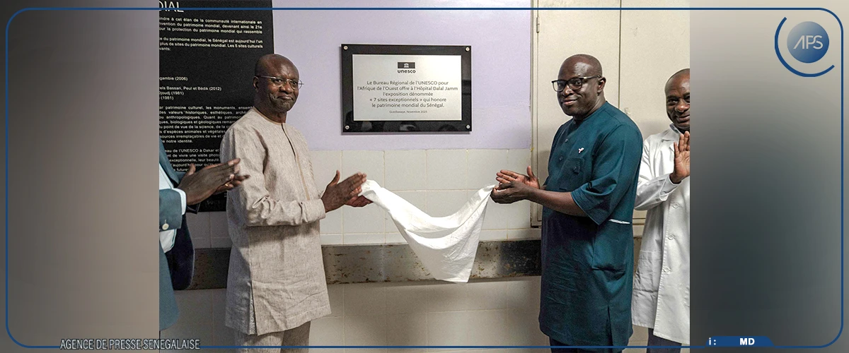 L’UNESCO offre à l’hôpital Dalal Jamm l’exposition ”7 sites exceptionnels” inscrits au patrimoine mondial
